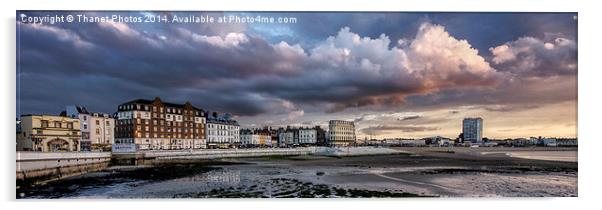 Stunning Seascape Sunset Acrylic by Thanet Photos