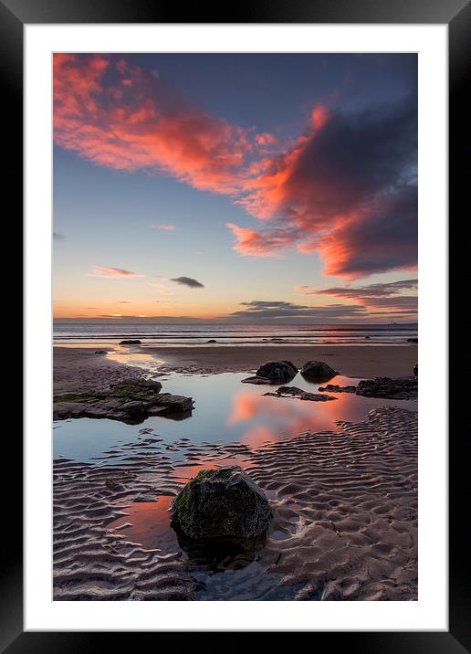 Sunrise at Hauxley Framed Mounted Print by Richard Armstrong