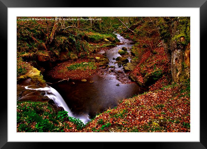 Blow Gill North York Moors Framed Mounted Print by Martyn Arnold