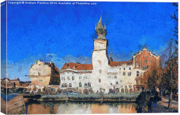 Prague Old Town Canvas Print by Graham Prentice