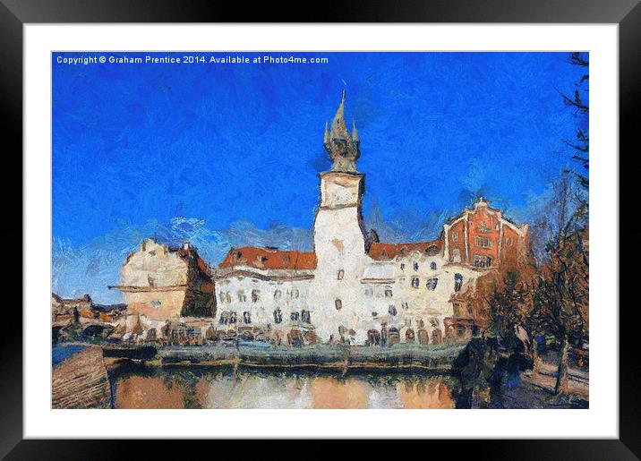 Prague Old Town Framed Mounted Print by Graham Prentice