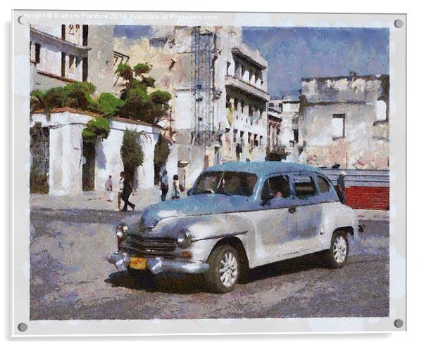 Havana Car Acrylic by Graham Prentice