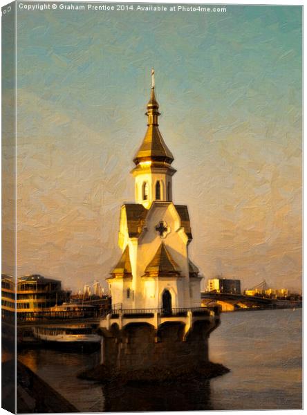 Orthodox Church Canvas Print by Graham Prentice