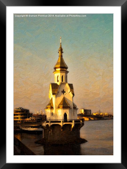 Orthodox Church Framed Mounted Print by Graham Prentice