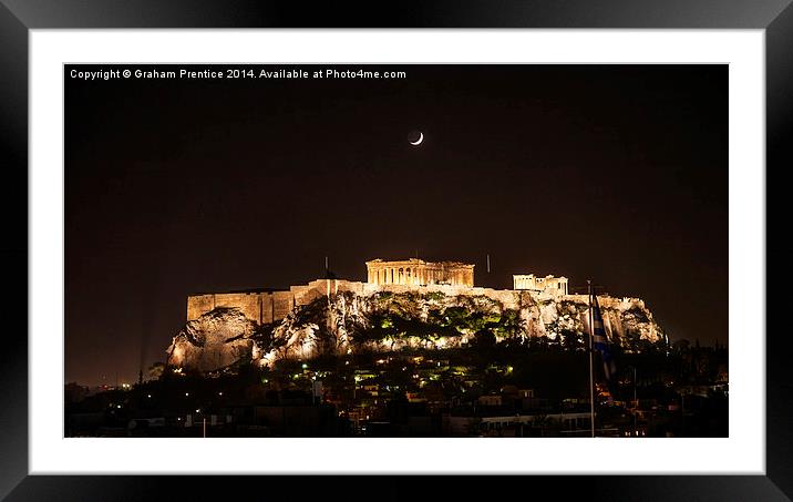 Acropolis, Athens Framed Mounted Print by Graham Prentice