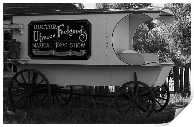 Medicine Wagon Print by Thomas Grob