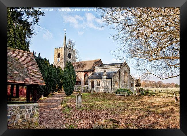 Pirbright Church Framed Print by Graham Prentice