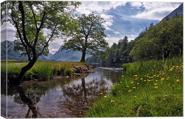 Buttermere Dubs Canvas Print by Jason Connolly