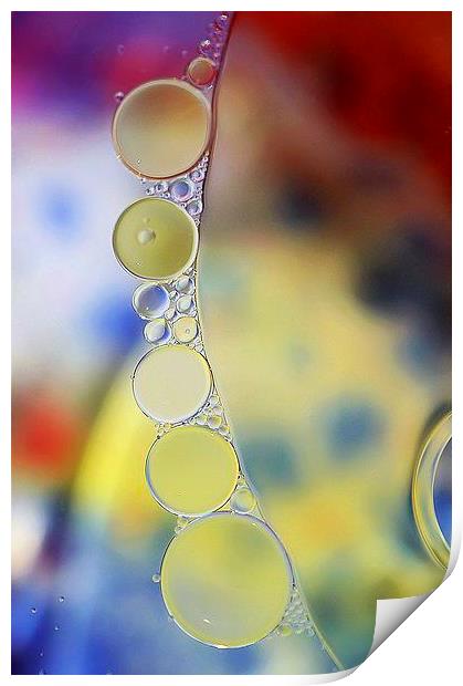 Bubbles Print by Abstract  Fractal Fantasy