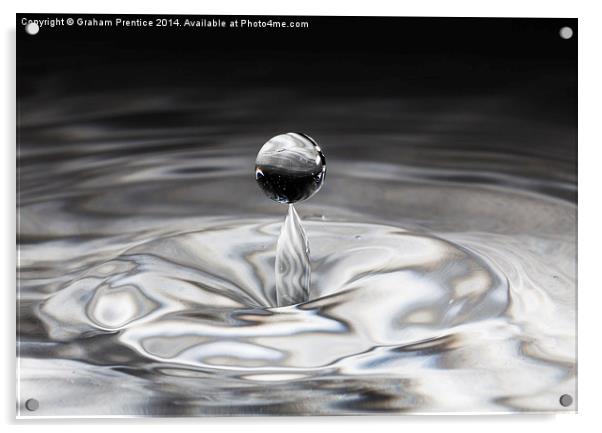 Balanced Water Droplet Acrylic by Graham Prentice