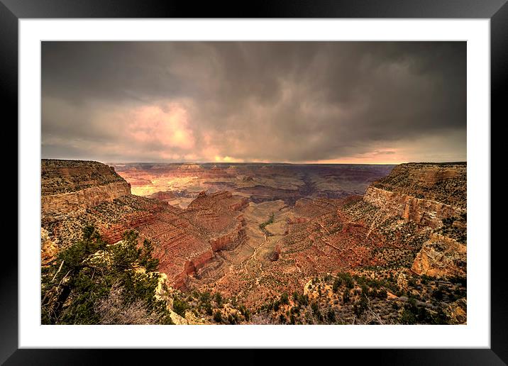 Canyon Grande Framed Mounted Print by Rob Hawkins