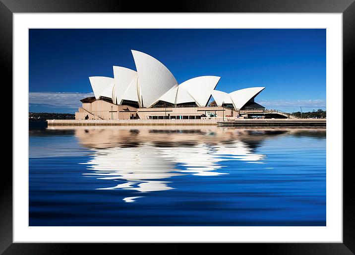 Iconic Sydney Opera House Framed Mounted Print by Sheila Smart