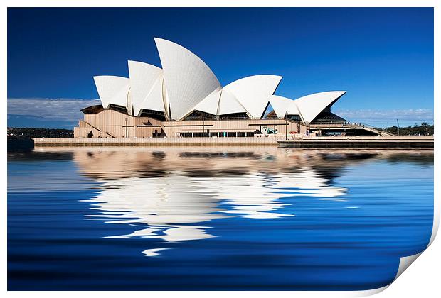 Iconic Sydney Opera House Print by Sheila Smart