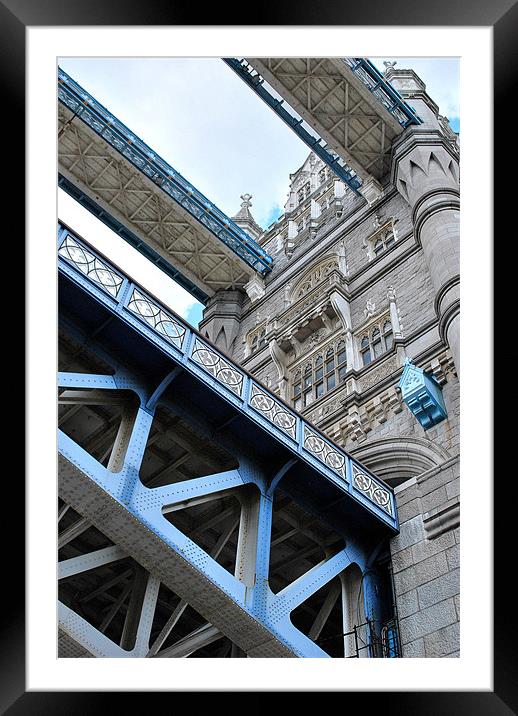 Tower Bridge Framed Mounted Print by Karen Martin