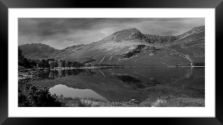 Buttermere Lake District Framed Mounted Print by Eddie John