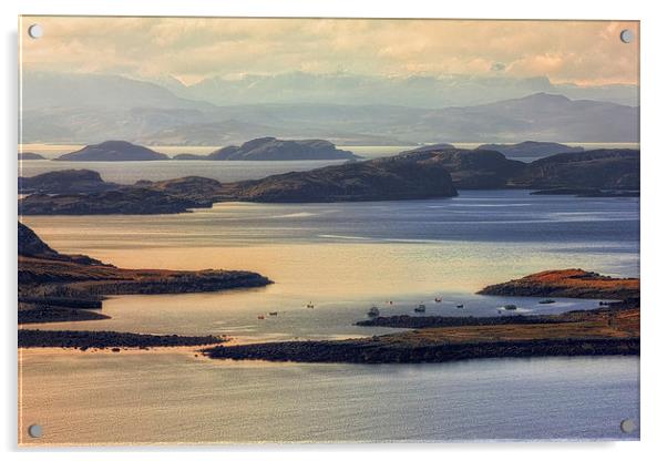 The Summer Isles Scotland Acrylic by Derek Beattie