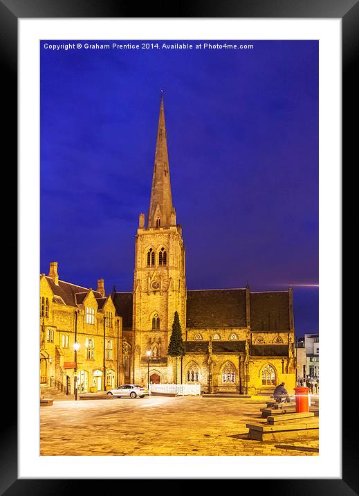 St Nicholas, Durham Framed Mounted Print by Graham Prentice