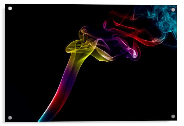 Smokey 10 Acrylic by Steve Purnell