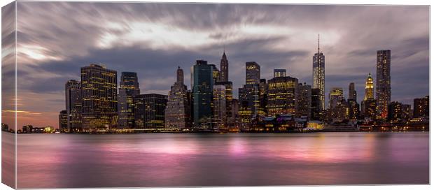 Lower Manhattan Skyline Canvas Print by Jed Pearson