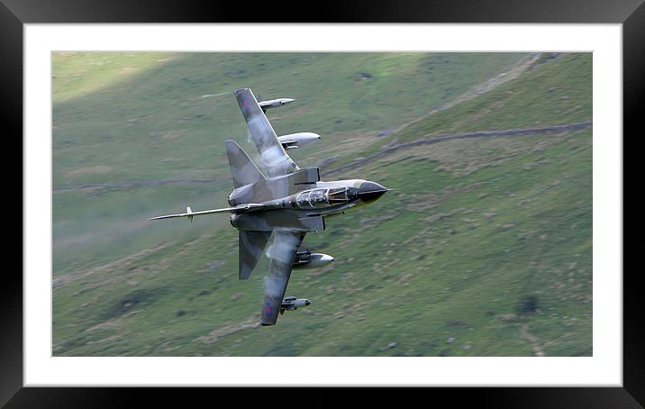 Camo Tornado GR4 Framed Mounted Print by Oxon Images