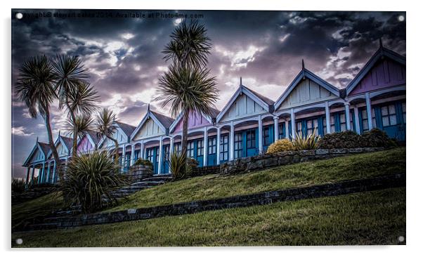 Weymouth Beach Huts Acrylic by stewart oakes