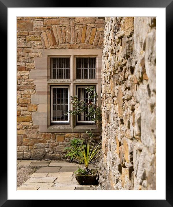 Dean Castle Perspective Framed Mounted Print by Chris Archer