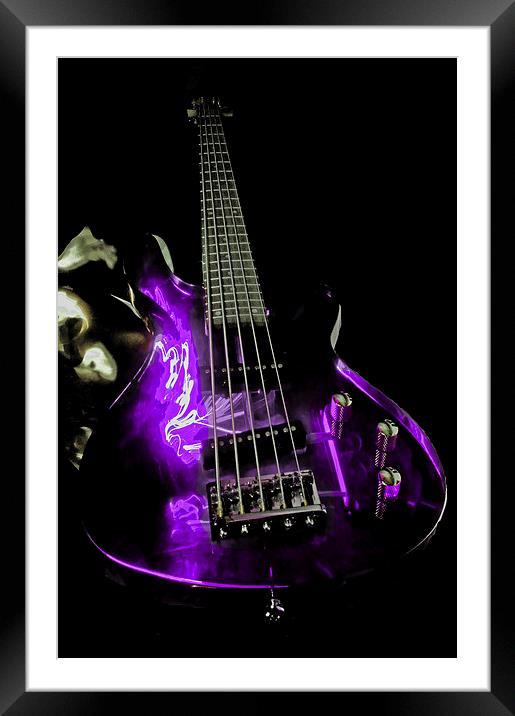 Purple Axe Framed Mounted Print by Rob Hawkins