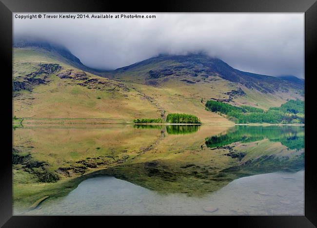 Buttermere Lake District Framed Print by Trevor Kersley RIP
