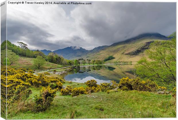 Early Morning at Buttermere Canvas Print by Trevor Kersley RIP