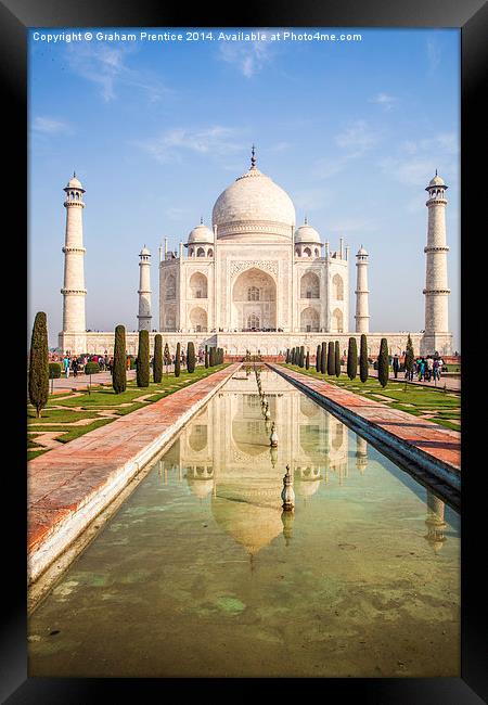 Taj Mahal Framed Print by Graham Prentice