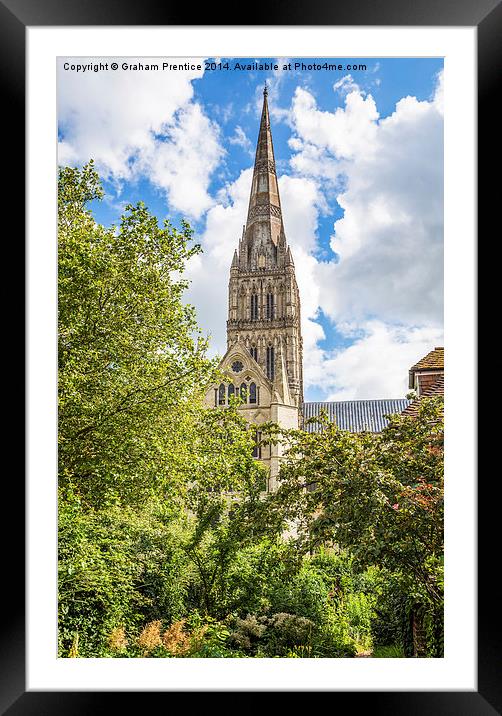 Salisbury Cathedral Framed Mounted Print by Graham Prentice