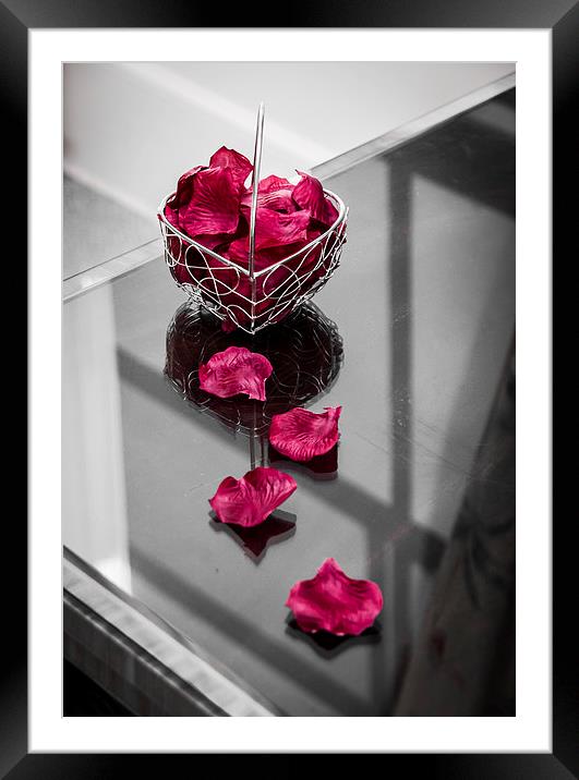 Wedding Flower Petals Framed Mounted Print by Keith Thorburn EFIAP/b