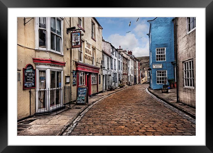 Staithes Yorkshire Framed Mounted Print by Eddie John