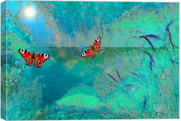 The pond Canvas Print by Valerie Anne Kelly