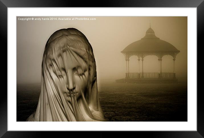Lost in the Mist Framed Mounted Print by andy harris