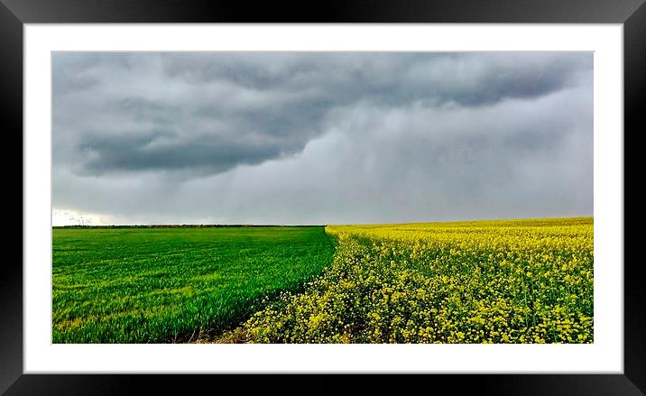 Stormy Sky Framed Mounted Print by Richard Cruttwell