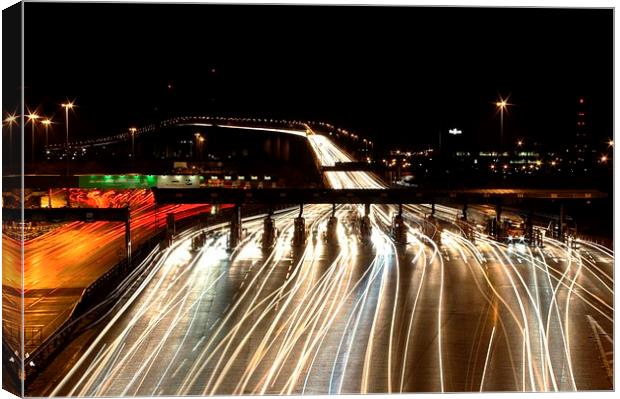 Dartford River Crossing Canvas Print by Richard Cruttwell