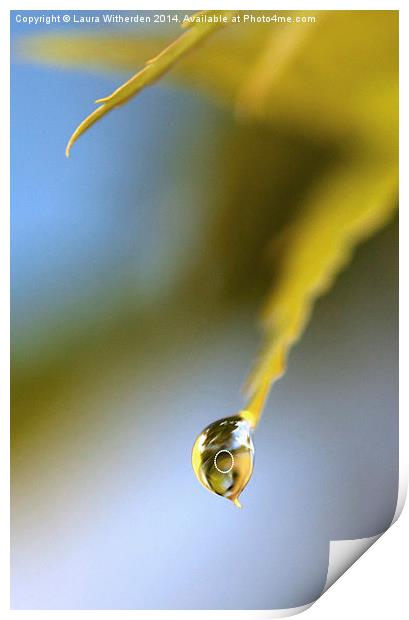 Droplet Print by Laura Witherden