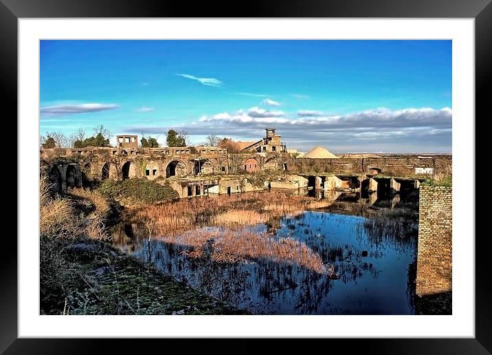 Cliffe Fort Framed Mounted Print by Richard Cruttwell
