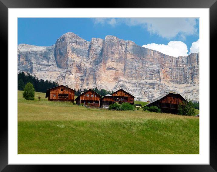 Beautiful Landscape,   Trentino aldo adige Framed Mounted Print by Daniel Kesh