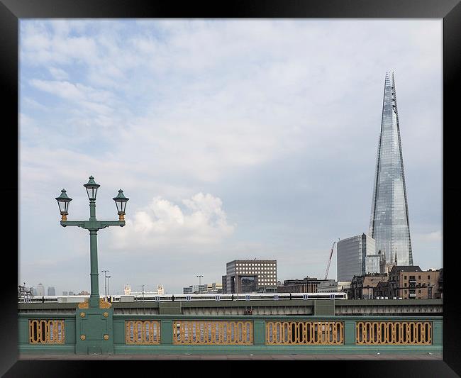 The Shard From Southwark Bridge Framed Print by LensLight Traveler