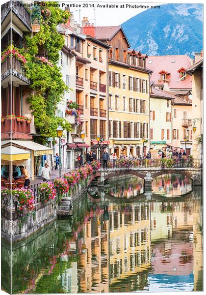 Annecy Canvas Print by Graham Prentice