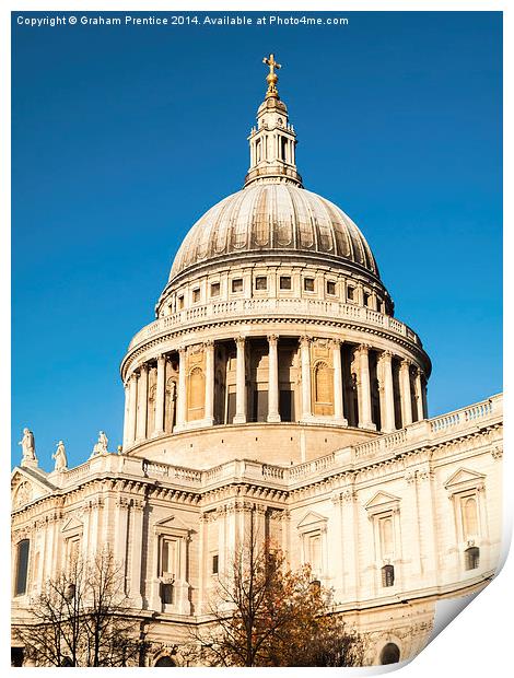 St Pauls Cathedral Print by Graham Prentice
