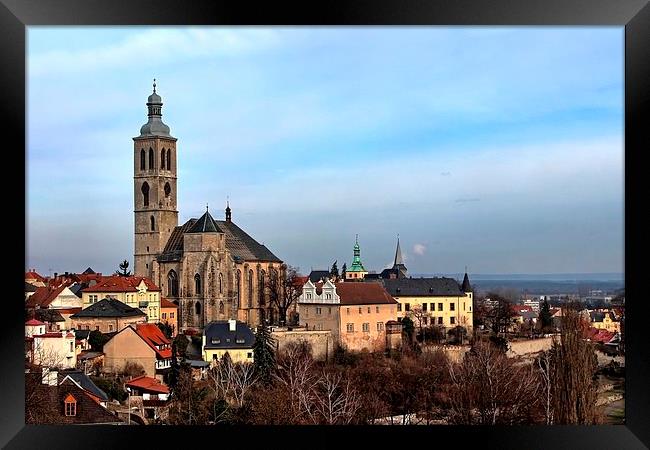 Overlooking Kutna Hora Framed Print by Richard Cruttwell