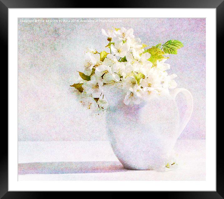 Pretty as a picture (1) Framed Mounted Print by Fine art by Rina