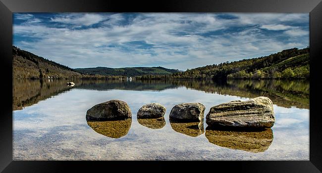 Reflections of Loch Achilty Framed Print by Michael Moverley