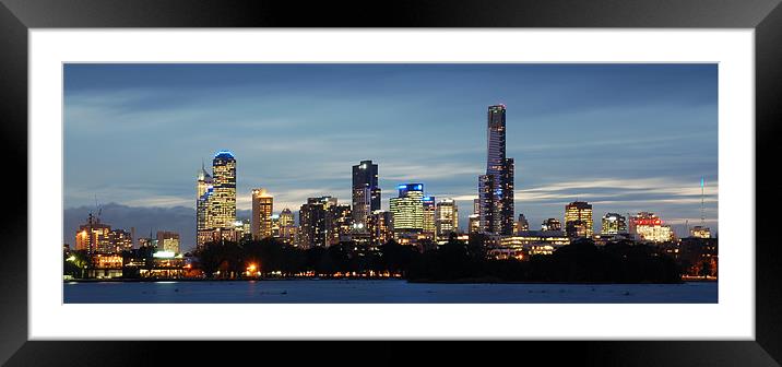MELBOURNE, AUSTRALIA Framed Mounted Print by Eamon Fitzpatrick