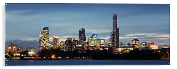 MELBOURNE, AUSTRALIA Acrylic by Eamon Fitzpatrick