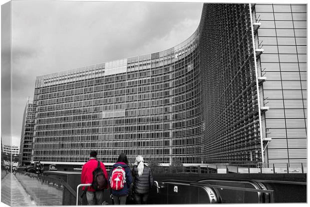 Berlaymot building Canvas Print by Mariana Creanga