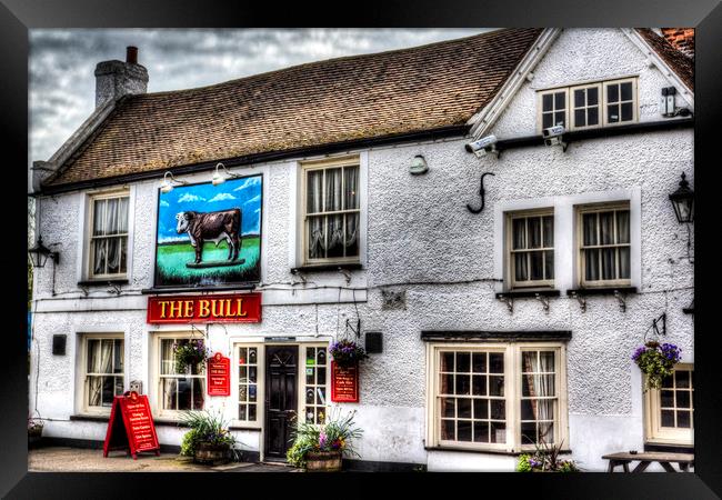 The Bull Pub Theydon Bois Essex Framed Print by David Pyatt